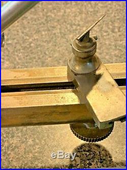 Derbyshire 8 mm Watchmakers Lathe Collet Feed Tailstock, base motor rheostat