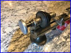Derbyshire 8mm Watchmakers Jewelers Lathe With Original Electric Motor Free Ship