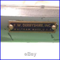 Derbyshire 8mm Watchmakers Lathe, Motor, Collets, Collet Holding Tailstock
