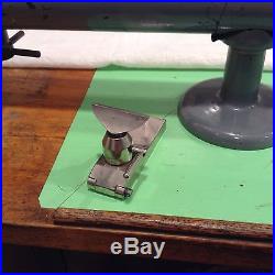 Derbyshire 8mm Watchmakers Lathe, Motor, Collets, Collet Holding Tailstock
