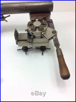 Derbyshire Elect 10 mm Watchmaker Jewelers Lathe Compound Slide Plus Turret