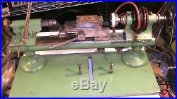Derbyshire Watch Lathe 18 Inch Bed Drive Motor Tooling Very Nice