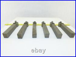 Dijet MSBNR-855-4 1 x 1-1/4 Shank Indexing Insert Lathe Tool Holder Lot Of 6