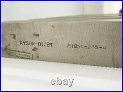 Dijet MTBNR-254K4 1-1/2x1-1/2 Indexing Insert Lathe Tool Holder Mixed Lot Of 8