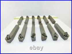 Dijet MTKNR-854-4 1 x 1-1/4 Indexing Insert Lathe Tool Holder Mixed Lot Of 12