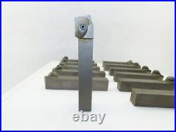 Dijet MTKNR-854-4 1 x 1-1/4 Indexing Insert Lathe Tool Holder Mixed Lot Of 12