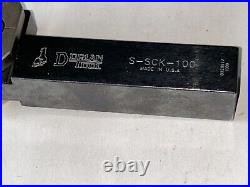 Dorian S-SCK-100 Tool Shoulder Self-Centering Knurling Tool For CNC Lathe, used