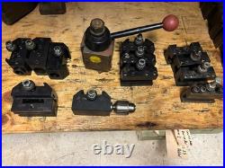 Dorian Tool SDN40CA Super 16 to 20 Lathe Quick Change Tool Post & 13 Holders