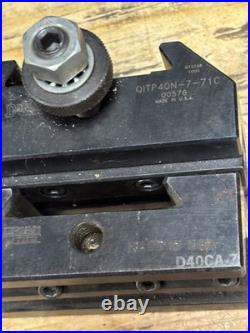 Dorian Tool SDN40CA Super 16 to 20 Lathe Quick Change Tool Post & 13 Holders