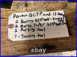 Dorian Tool SDN40CA Super 16 to 20 Lathe Quick Change Tool Post & 13 Holders