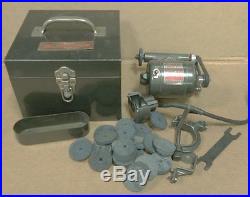Dumore 14-011 Tool Post Grinder withCase & Accessories Used