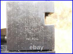 Dunham MC414-R adjustable tool holder, gang, turret, chucker, lathe, Hardinge