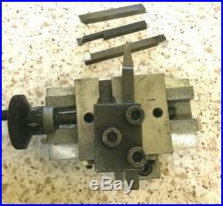 EMCO 3 LATHE-TOOL SLIDE AND HOLDER. /tools