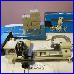 EMCO Unimat 3 Mini Lathe With Milling and 150250 Threading attachment