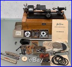 EMCO Unimat Lathe Crackle-Black Refinished with Accessories in Original Box