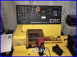 Emco Compact 5 CNC Lathe with automatic tool changer and table