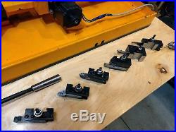 Emco Compact 5 PC CNC Lathe with Laptop & Tooling, MT2 Collet drawbar withthreading
