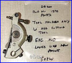 Emco Unimat DB200 Lathe Threading Attachment Parts Tool Holder with HSS Tool J02W