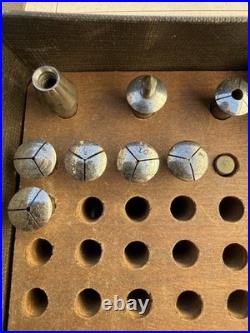 Engraving & Derbyshire Lathe Collets Tools Lot Jewelry Metal GunSmithing Vautier