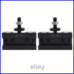 For Lathe 10 15 Wedge Type Tool Post BXA 250-222 With 7 Pack Tool Holders