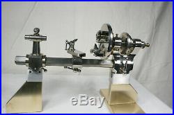 G. Boley Bevelled Edge Watchmakers Lathe Set Rare with Org, Box Chuck 1900's VGC