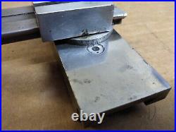 G. Boley Watchmaker Lathe 8 mm Compound Cross Slide Germany Watch Clock Tool