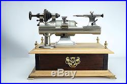 G. Boley Watchmakers Jewelers Lathe Germany with Motor & Custom Base