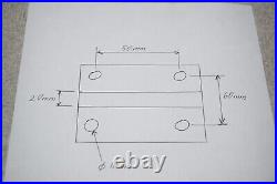 G1427 Tool Holder Block for Nakamura Tome CNC Lathe 50x60mm