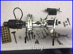 GILMAN Watchmakers/Toolmakers Lathe withDerbyshire10mm Collets & Tooling