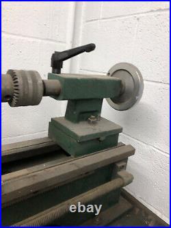 GRIZZLY 9972 Lathe + Wheeled Iron Base Stand Include Gearbox Chucks Tools Extras