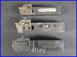 GROOVING / PART-OFF LATHE TOOL HOLDERS, Lot #C, Lot of 3, Part #s in Description