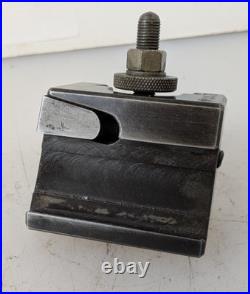 Genuine Aloris AXA #71 Cut-off and Grooving Quick Change Lathe Tool Post Holder