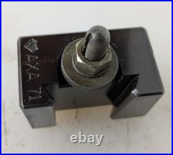Genuine Aloris AXA #71 Cut-off and Grooving Quick Change Lathe Tool Post Holder