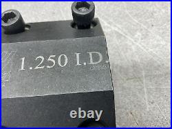 Haas 1.250 Boring Bar Holder 1.25 ID CNC Lathe Tool Block 627893