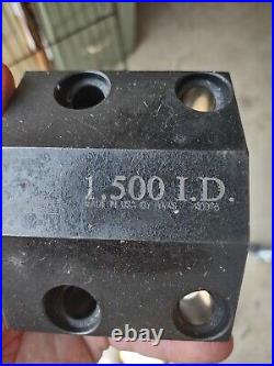 Haas 1.500 Boring Bar Holder 1.5 ID CNC Lathe Tool Block 110078