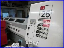 Haas CNC Lathe Twin Spindle Live Tooling Bar Feeder Chip Conveyor 3 inch Bar Cap