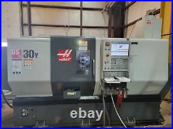 Haas DS-30Y CNC Lathe, 2020 Tool Presetter, Parts Catcher, Live Tooling with C A