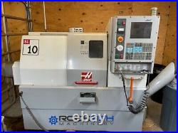 Haas SL-10 CNC Lathe, 6,000 RPM, 12 Station Turret, auger, tool setter, Tailstock