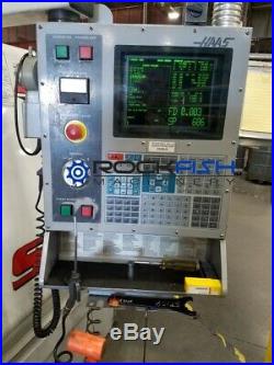Haas SL-20 CNC Lathe, live tool with holders, tail stock, auger, parts catcher