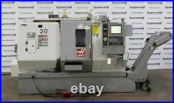 Haas SL-20B Big Bore CNC Lathe with Tool Presetter and Chip Conveyer