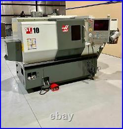 Haas ST-10 CNC Lathe, 2014 Barfeeder, Tooling, Video, Clean