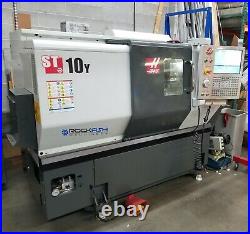 Haas ST-10Y CNC Lathe, Live tooling with Y axis, 6000 RPM, Low hrs, Chip cnveyor