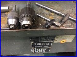 Habegger 102 Lathe Precision Swiss Metal Working Full Set