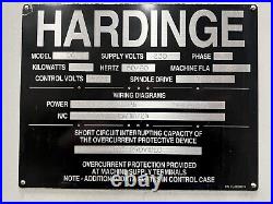 Hardinge Conquest 8/51 Cnc Lathe, Live Tooling, With Lns Barfeeder, 2005
