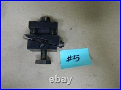 Hardinge D5 Wedge Type Tool Holder Turret Lathe Attachments LOT # 5