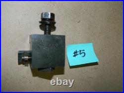 Hardinge D5 Wedge Type Tool Holder Turret Lathe Attachments LOT # 5