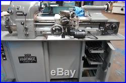 Hardinge HLV-H Super Precision Tool Room Lathe Sony 2 Axis Digital Read Outs