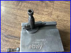 Hardinge Model D Straight & Taper Slide Unit Lathe Compound Cross & Tool Post