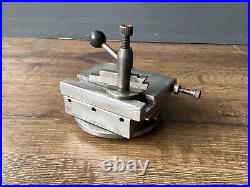 Hardinge Model D Straight & Taper Slide Unit Lathe Compound Cross & Tool Post