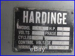 Hardinge Model HLV-H Toolroom Lathe Variable Speed Aloris Tool Holder